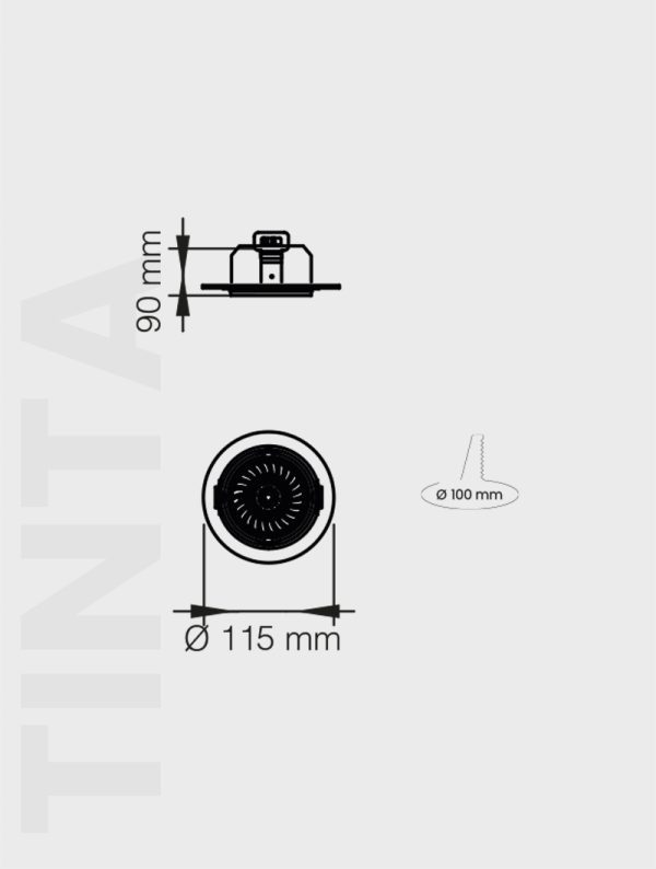 TİNTA SERİSİ MD 617-1 SIVA ALTI SPOT