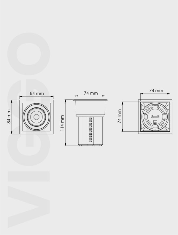 VİGGO SERİSİ MD 903-85 SIVA ALTI SPOT