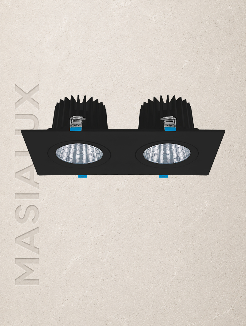 Masialux MD 101-2-118 Sıva Altı Aydınlatma LED armatür 40W 54W 76W IP20