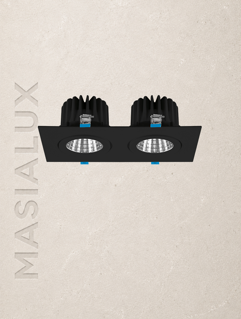 Masialux MD 101-2-85 Recessed Lighting LED armatür 30W 40W IP20