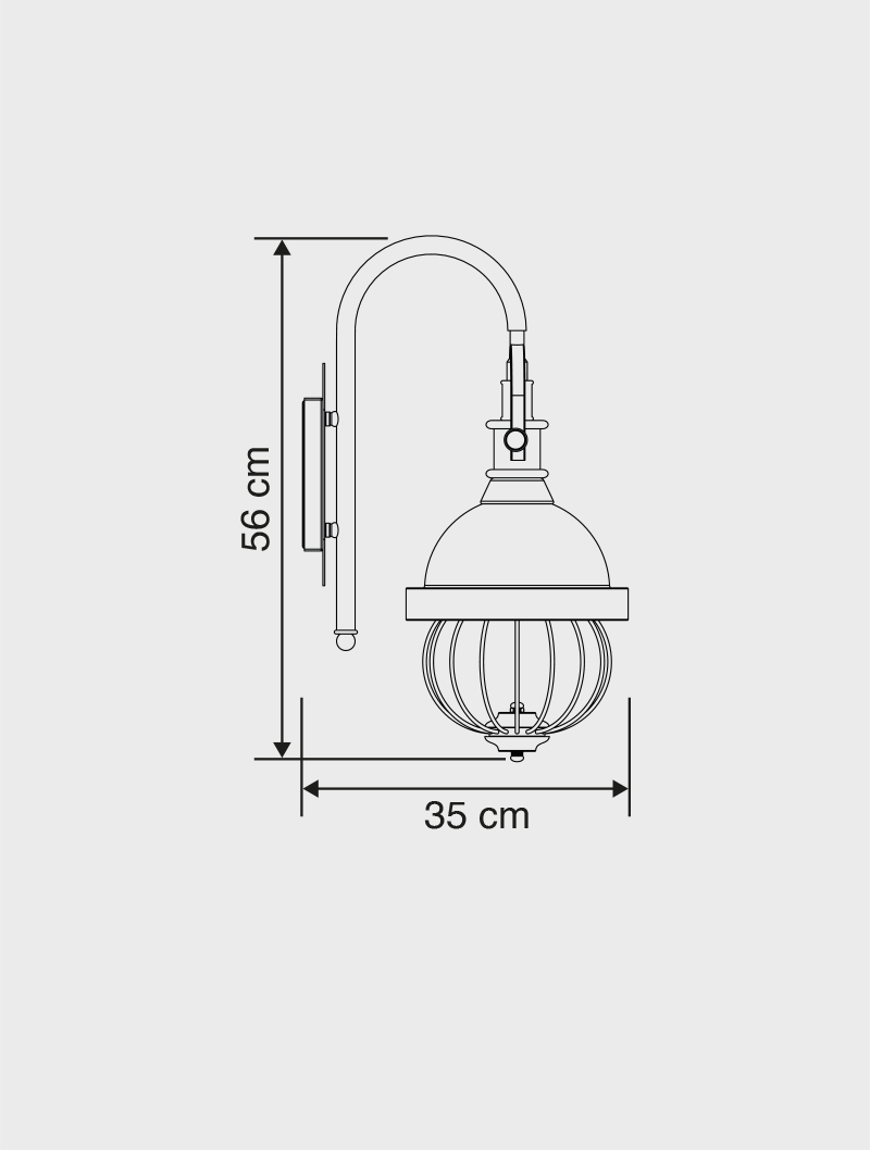 Masialux ME 150 Sconce Lighting Wall Sconce Lighting armatürü