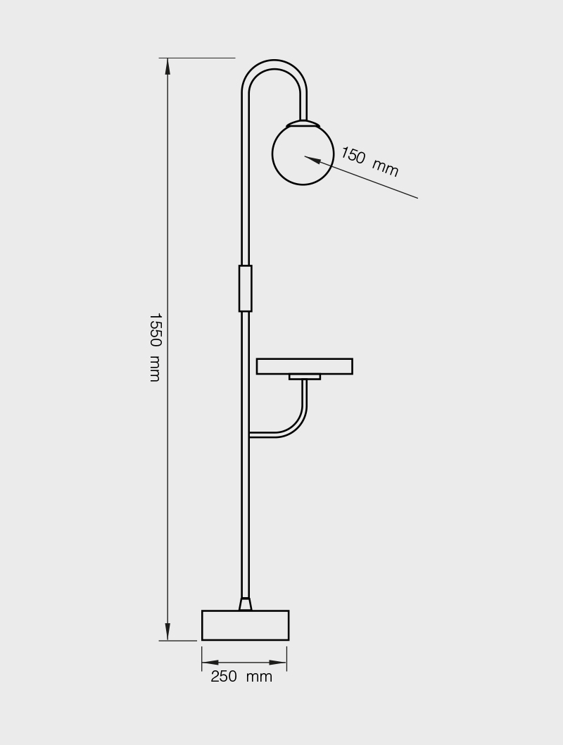 Masialux ME 169 Floor Lamp Floor Lamps armatürü