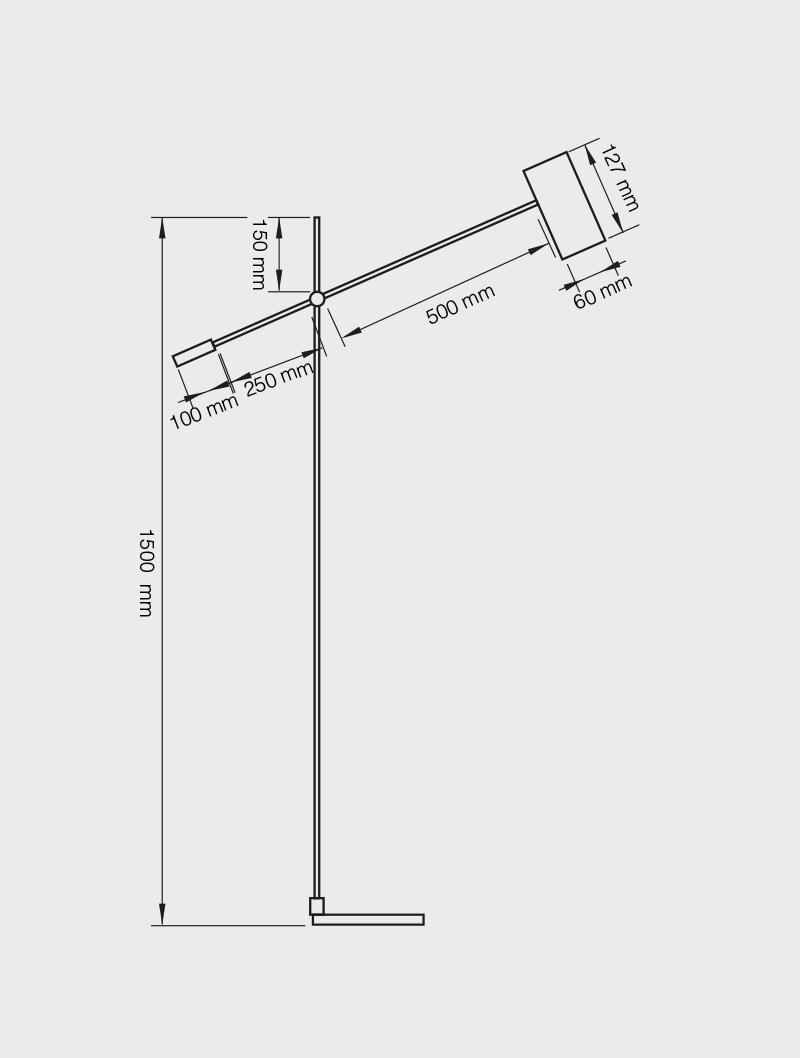 Masialux ME 202 Floor Lamp Floor Lamps armatürü