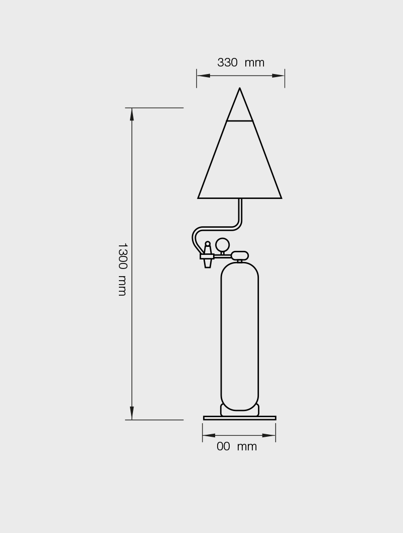Masialux ME 301 Lambader Lambader ve Masa Lambası armatürü