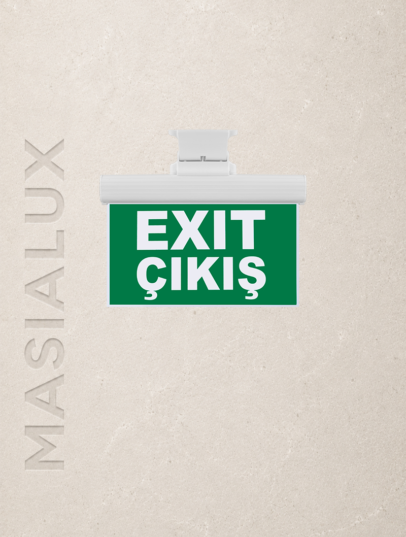 Masialux MX 104 Emergency Lighting and Signage LED armatür 1,5W IP44