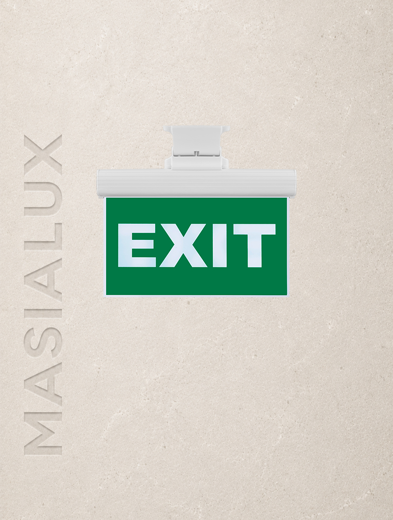 Masialux MX 105 Acil Aydınlatma ve Yönlendirmeler LED armatür 1,5W IP44