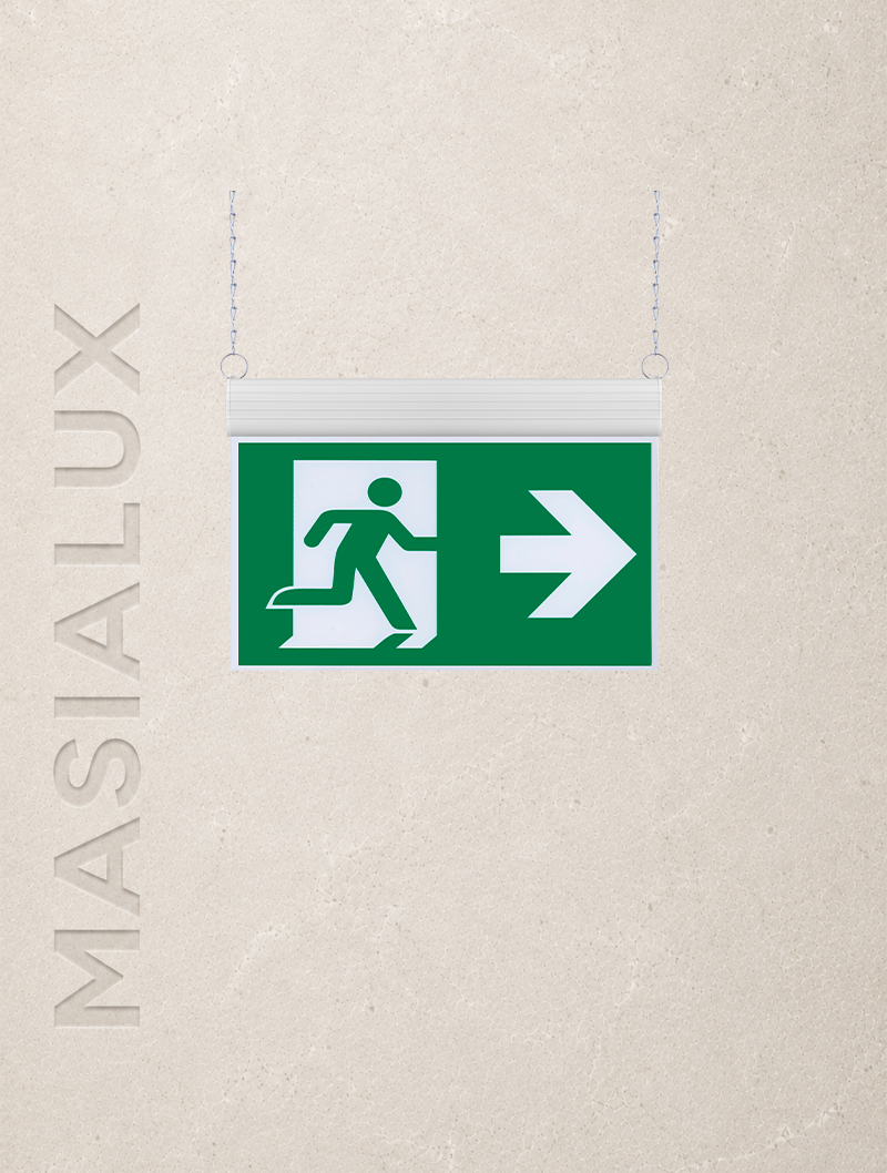 Masialux MX 200 Acil Aydınlatma ve Yönlendirmeler LED armatür 1,5W IP44