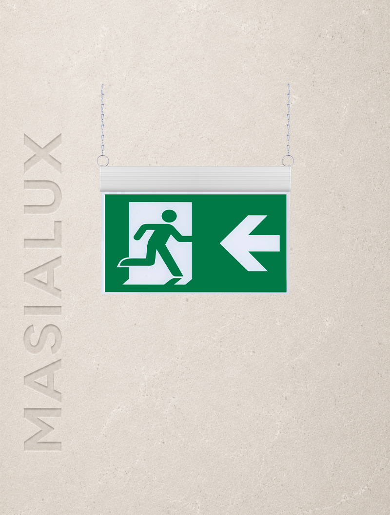 Masialux MX 201 Acil Aydınlatma ve Yönlendirmeler LED armatür 1,5W IP44