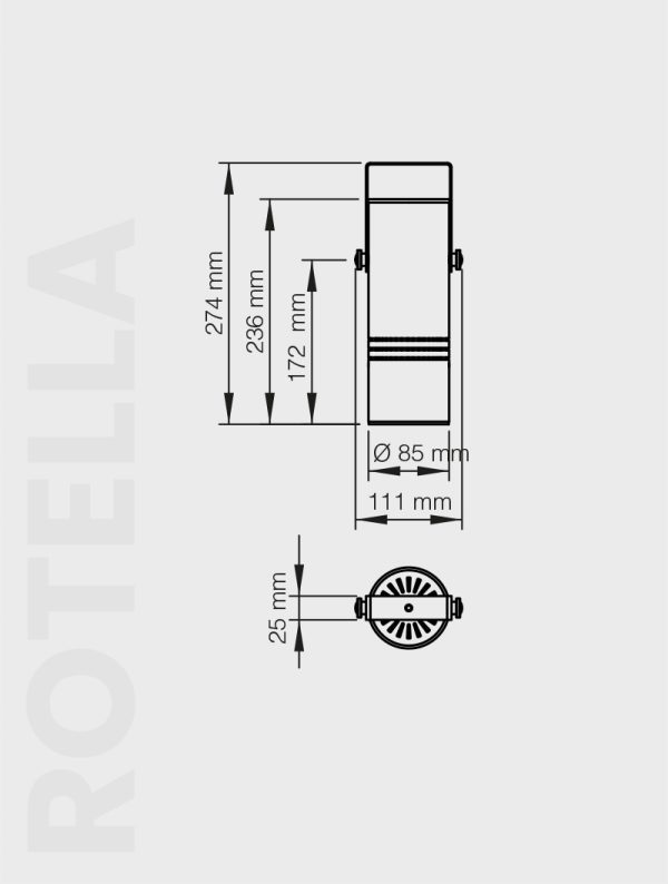 ROTELLA SERİSİ MR 425-85 RAY SPOT