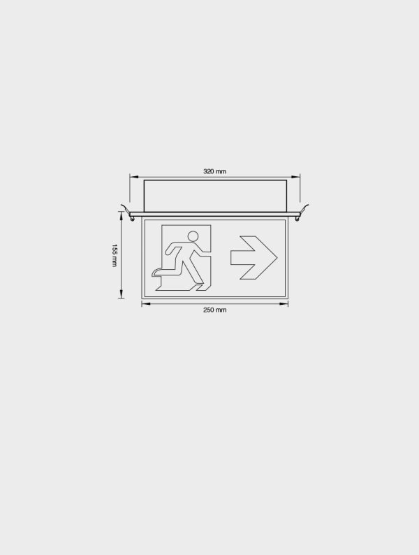 YAMAS SERIES | MX 300 RECESSED EMERGENCY LIGHTING AND GUIDANCE LUMINAIRE