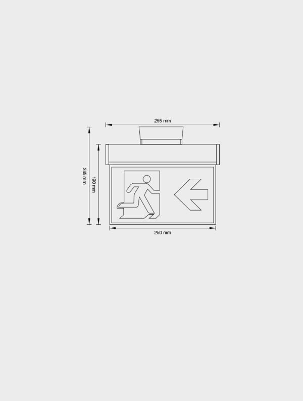 YAMAS SERIES | MX 101 SURFACE MOUNTED EMERGENCY LIGHTING AND GUIDANCE LUMINAIRE