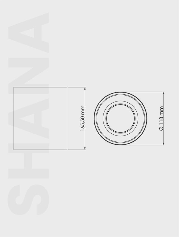 SHANA SERİSİ MS 1000-118 SIVA ÜSTÜ SPOT