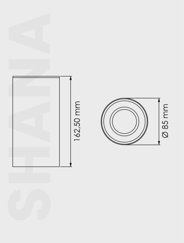 SHANA SERİSİ MS 1000-85 SIVA ÜSTÜ SPOT